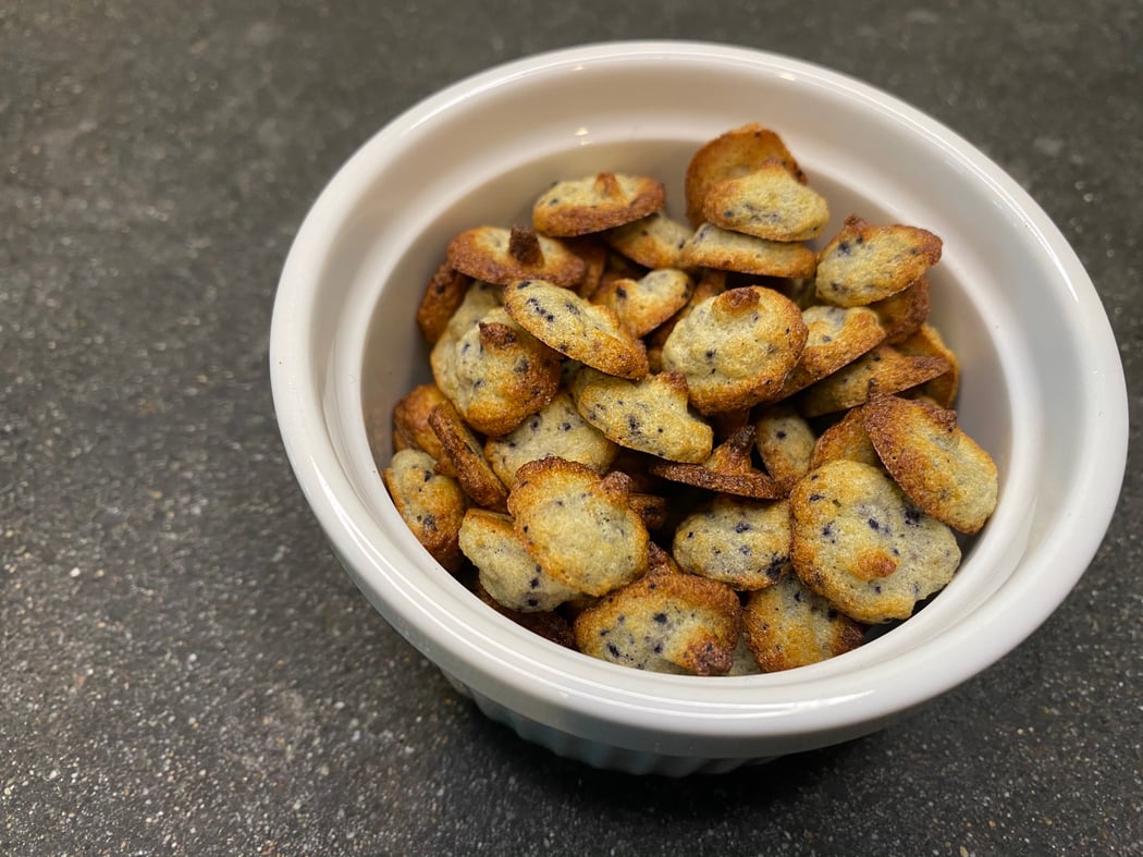 Homemade Dog Treats Blueberry Meringue Kisses